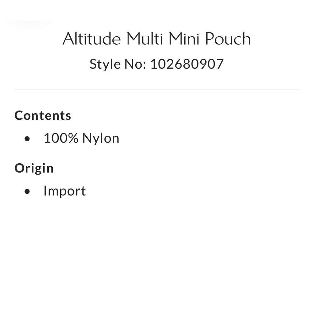 FP Movement Altitude Multi Mini Pouch Black Wallet hiking sporty New NWT Outdoor - Picture 4 of 4